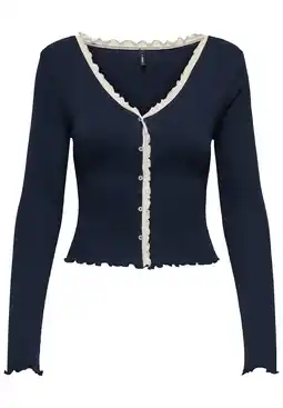 Wehkamp ONLY top marineblauw aanbieding