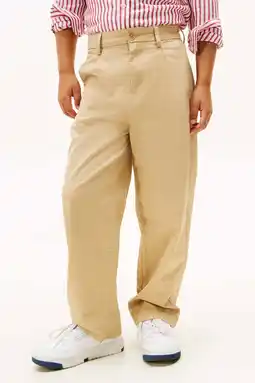Wehkamp Tommy Hilfiger casual broek beige aanbieding