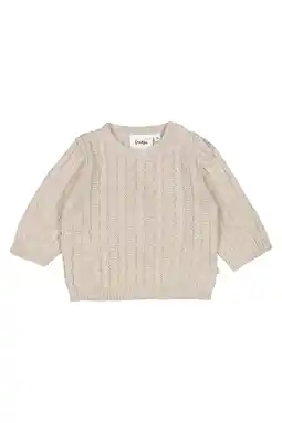 Wehkamp Feetje trui The Knits beige met kabels aanbieding