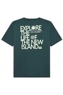 Wehkamp Indian Blue Jeans T-shirt met backprint donkergroen aanbieding