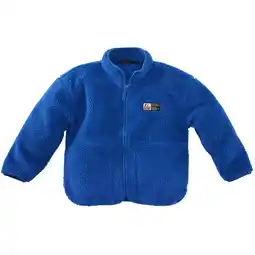 Wehkamp Z8 kids teddy jas Kenan met backprint blauw aanbieding