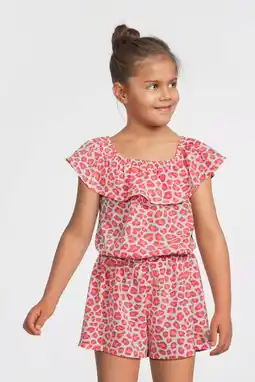 Wehkamp NAME IT KIDS playsuit roze/oranje/wit aanbieding