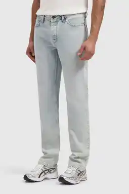 Wehkamp Pure Path Aiden loose fit jeans denim light blue aanbieding