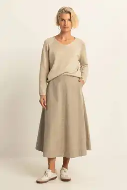 Wehkamp Expresso pullover beige gebreid aanbieding