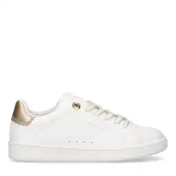 Wehkamp Tommy Hilfiger sneakers wit/goud aanbieding