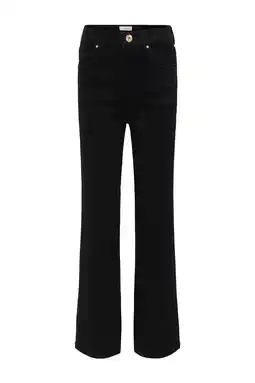 Wehkamp KIDS ONLY GIRL wide leg jeans KOGJUICY black denim aanbieding