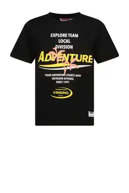 Wehkamp Vingino T-shirt zwart aanbieding