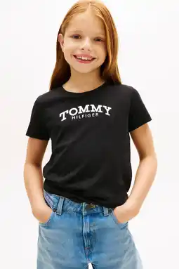 Wehkamp Tommy Hilfiger T-shirt zwart aanbieding