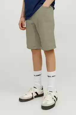 Wehkamp JACK & JONES JUNIOR bermuda short zachtgroen aanbieding