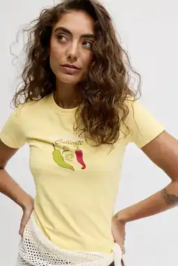 Wehkamp JJXX T-shirt lichtgeel aanbieding