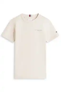 Wehkamp Tommy Hilfiger kids T-shirt beige aanbieding