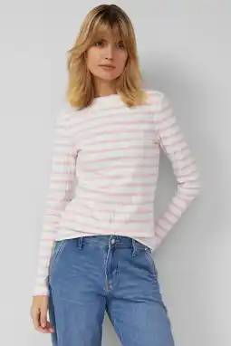 Wehkamp s.Oliver gestreepte top roze aanbieding