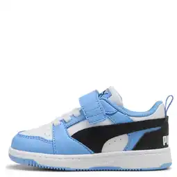 Wehkamp Puma Rebound V6 sneakers lichtblauw/zwart aanbieding