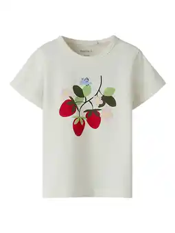 Wehkamp NAME IT BABY T-shirt ecru aanbieding