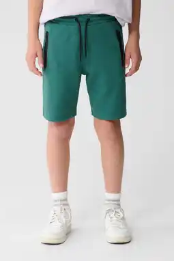 Wehkamp Shoeby sweatshort donkergroen aanbieding