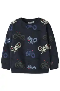 Wehkamp NAME IT MINI sweater donkerblauw aanbieding