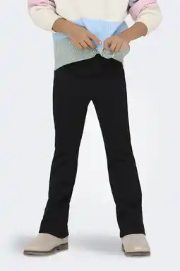 Wehkamp KIDS ONLY MINI flared casual broek zwart aanbieding
