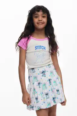 Wehkamp Desigual Lilo & Stitch ballonrok wit aanbieding