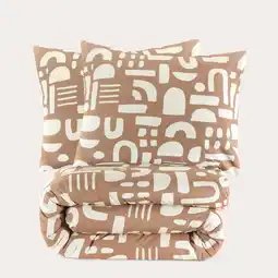 Wehkamp NOUS Living katoenen dekbedovertrek 2-persoons (200x220 cm) aanbieding