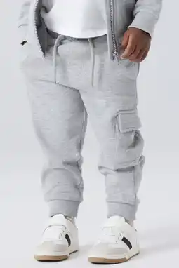 Wehkamp NAME IT MINI regular cargo broek grijs melange aanbieding