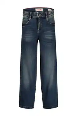 Wehkamp Vingino loose fit jeans dark blue denim aanbieding