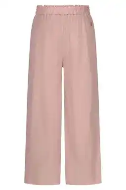 Wehkamp Le Chic wide leg broek roze aanbieding