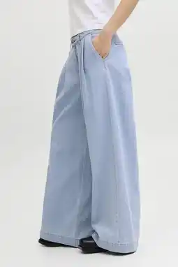 Wehkamp JJXX Jxpalma Nova Extra Wide Mw R339 Dnm wide leg jeans light blue denim aanbieding