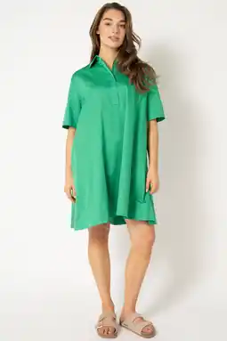 Wehkamp Est'seven korte jurk groen aanbieding