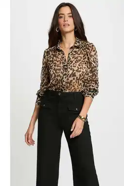 Wehkamp Morgan blouse beige aanbieding