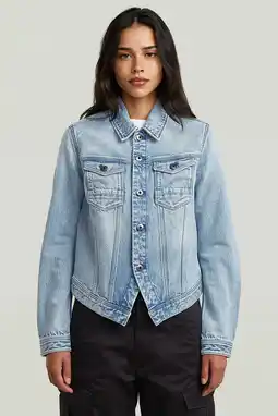 Wehkamp G-STAR denim spijkerjas light blue denim aanbieding