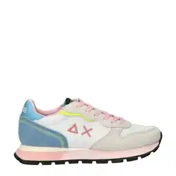 Wehkamp SUN68 Ally Color Explosion suède sneakers wit/multi aanbieding