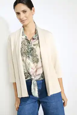 Wehkamp LOLALIZA cropped blazer beige aanbieding