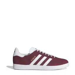 Wehkamp adidas Originals Gazelle sneakers donkerrood/wit aanbieding