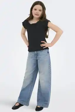 Wehkamp KIDS ONLY GIRL blousetop zwart aanbieding