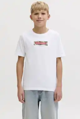 Wehkamp JACK & JONES JUNIOR T-shirt wit aanbieding