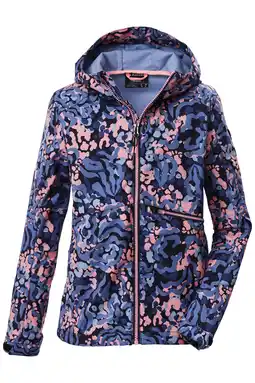 Wehkamp Killtec jas KOS blauw/roze aanbieding