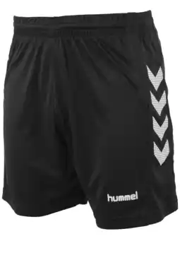 Wehkamp hummel sportshort zwart/wit aanbieding