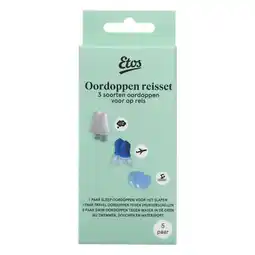 Etos Etos Oordoppen Reisset, 5 paar aanbieding