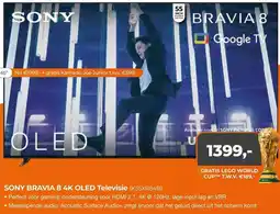 EP Beerepoot SONY BRAVIA 8 4K OLED Televisie K55XR84B aanbieding