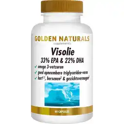 Etos Golden Naturals Visolie 33% EPA & 22% DHA Capsules 60 stuks aanbieding