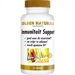 Etos Golden Naturals Immuniteit Support Capsules 21 stuks aanbieding