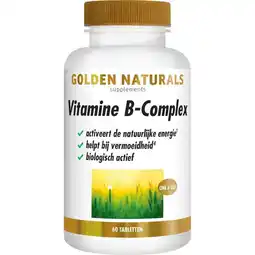 Etos Golden Naturals Vitamine B-Complex Vegan Tabletten 60 stuks aanbieding