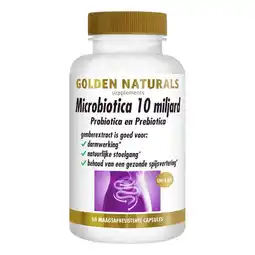 Etos Golden Naturals Microbiotica 10 Miljard Capsules 60 stuks aanbieding
