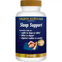 Etos Golden Naturals Slaap Support Capsules 180 stuks aanbieding