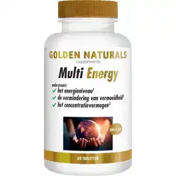 Etos Golden Naturals Multi Energy Tabletten 60 stuks aanbieding