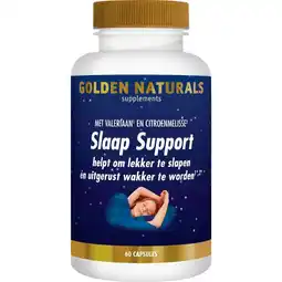 Etos Golden Naturals Slaap Support Capsules 60 stuks aanbieding