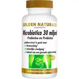 Etos Golden Naturals Microbiotica 30 Miljard Capsules 30 stuks aanbieding