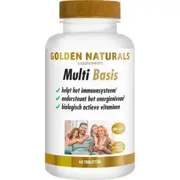 Etos Golden Naturals Multi Basis Tabletten 60 stuks aanbieding