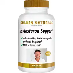 Etos Golden Naturals Testosteron Support Tabletten 60 stuks aanbieding
