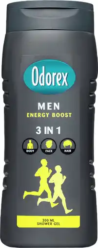 Dirk Odorex Douchegel energy boost aanbieding